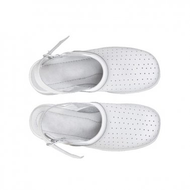 Women’s White Slip-On Clogs