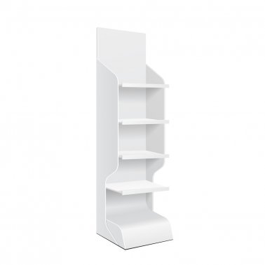 Modern Floor Display Rack, 66 in.