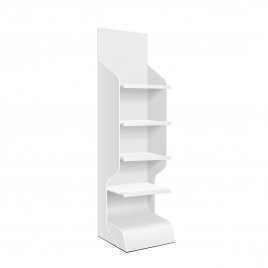 Modern Floor Display Rack, 66 in.